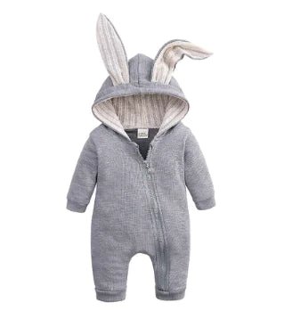Snuggle Up in Style with Our Cutest Warm Bunny Rompers
