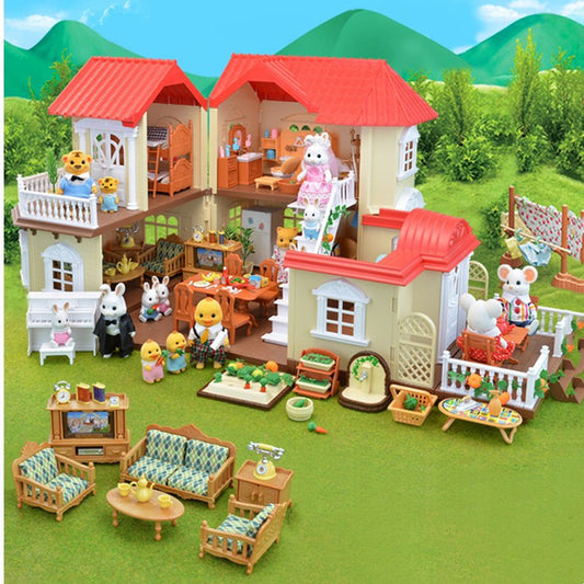 Forest Light Big House Doll Villa Playset - VISM 