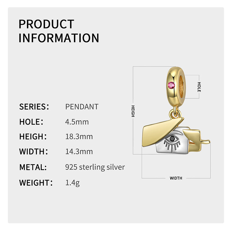 925 Silver Pendant Bead.