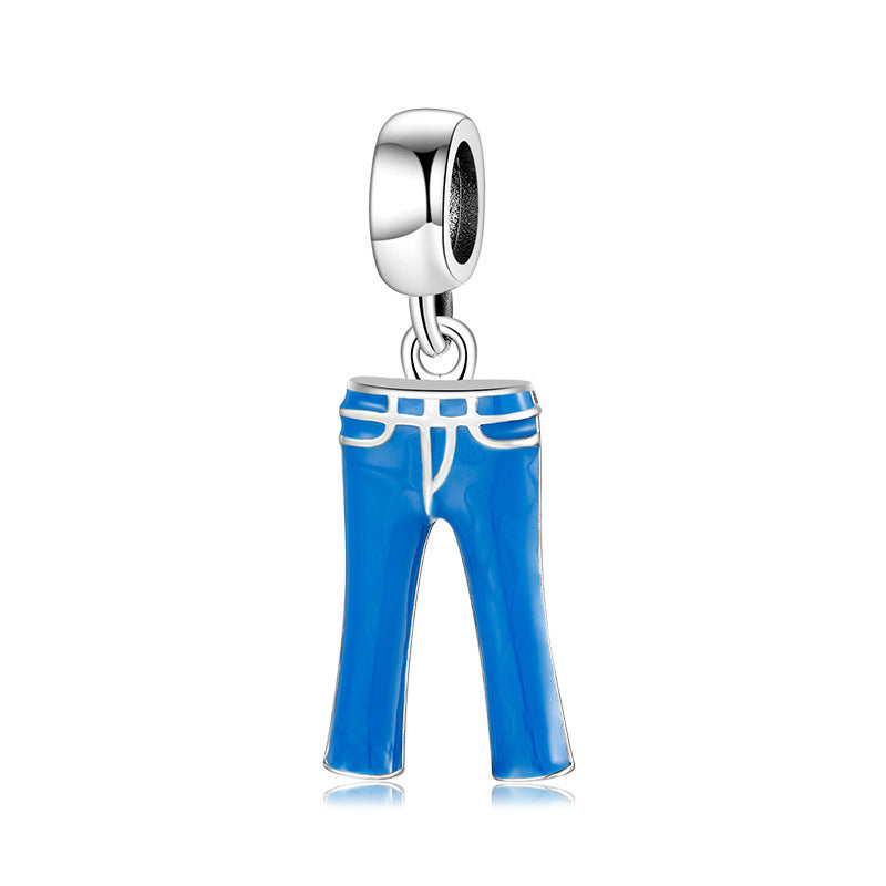 925 Silver Color Drop Pendants