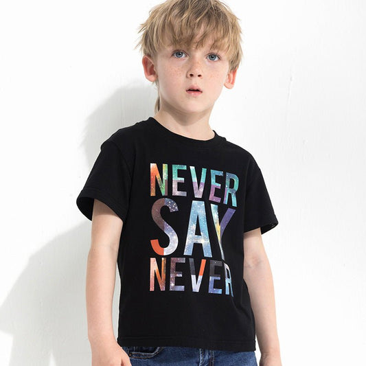 Children's letter print T-shirt | VISM Australia Family Store