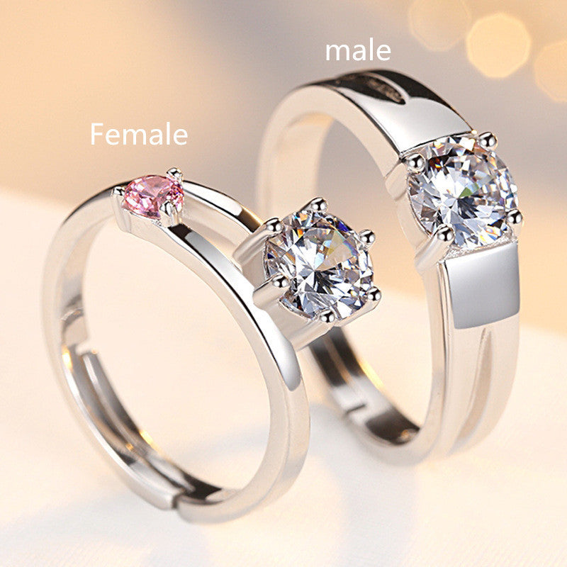 Sterling Silver Couple Rings
