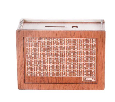 Achieve Financial Goals with Wooden Money Box