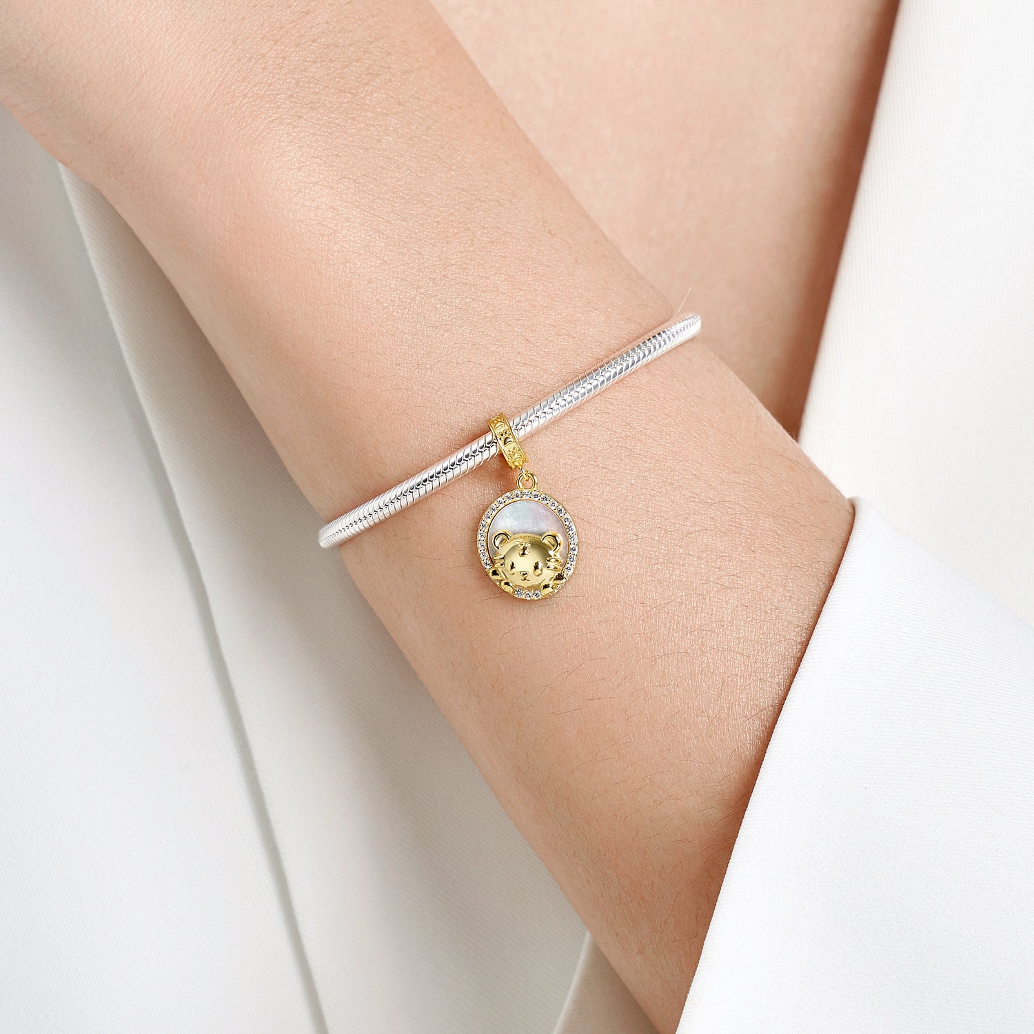 925 Silver Bead DIY Bracelet & Jewelry Charm.