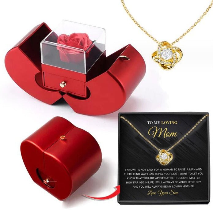 Eternal Rose Jewelry Box – Necklace Gift Set | VISM Australia Family Store