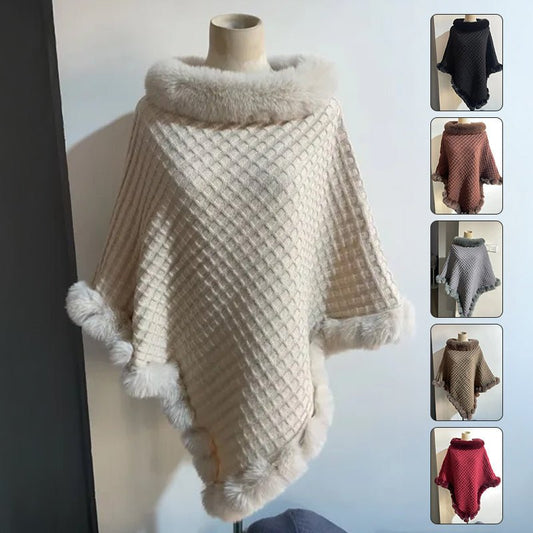 Faux Fur Shawl Cape | VISM Australia Family Store