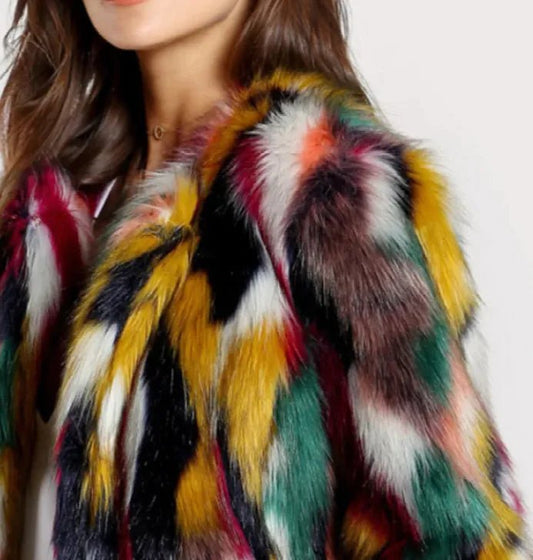 Vibrant Fur Coats