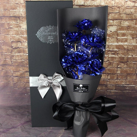Imitation Gold Foil Rose Bouquet | VISM Australia Family Store
