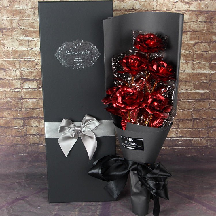 Imitation Gold Foil Rose Bouquet | VISM Australia Family Store