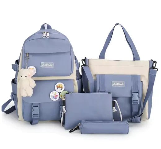 5-Piece Canvas Backpack