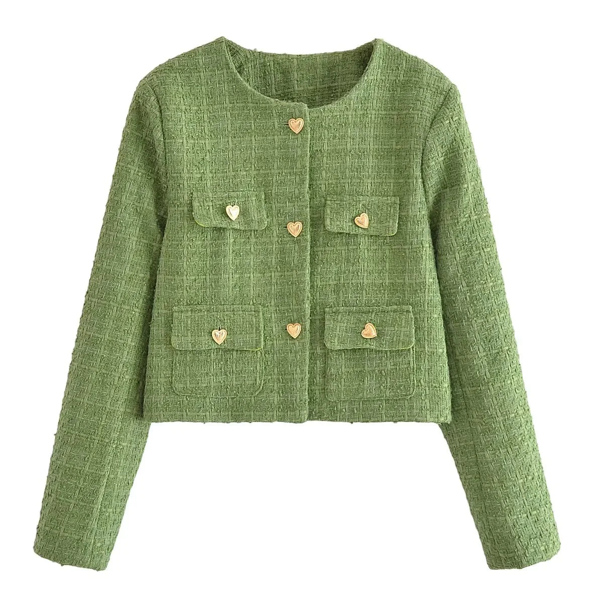 Sophisticated Women’s Woolen Skirt Jacket Set