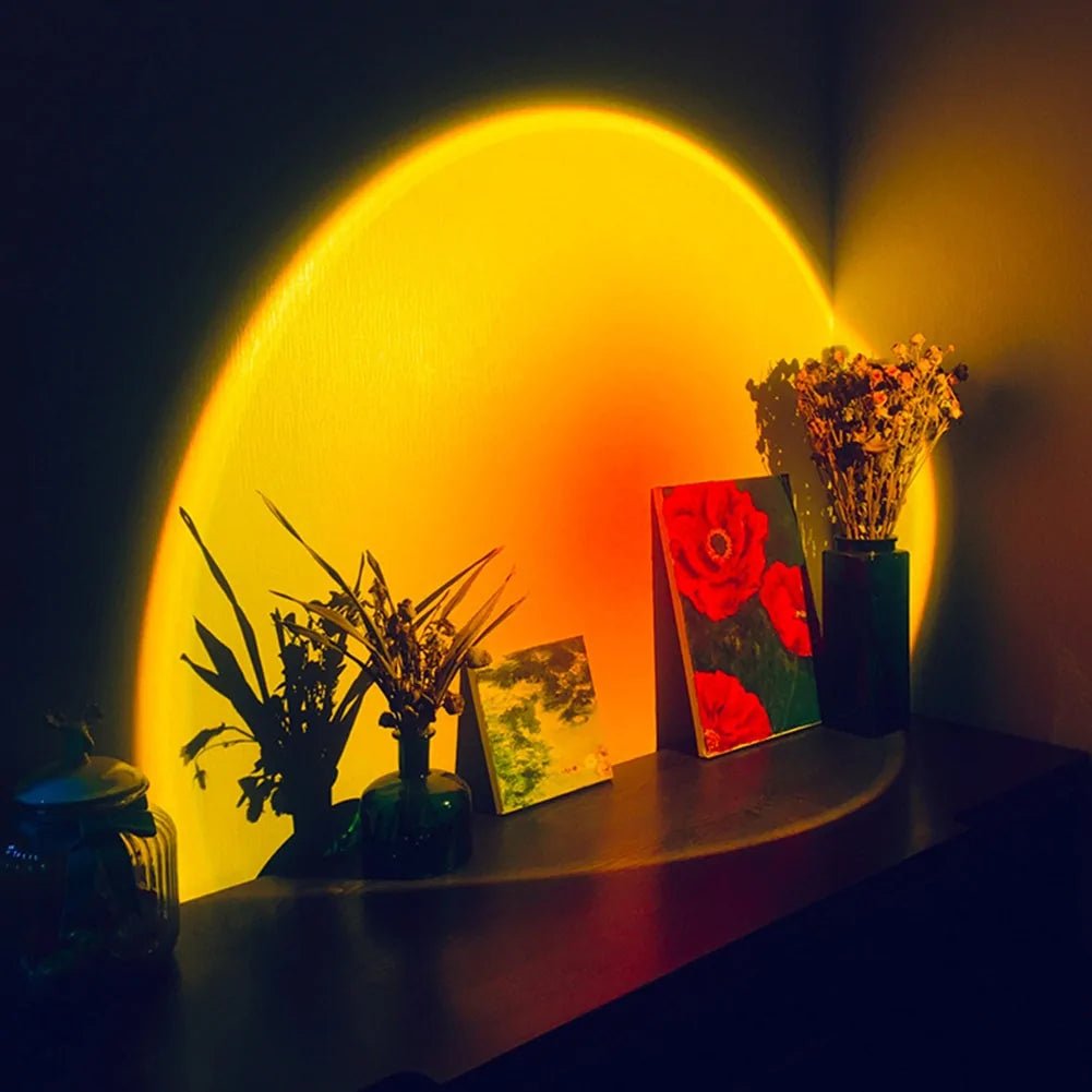 Sunset Glow Lamp: USB-Powered Colorful Atmosphere Night Light