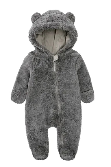 Cozy Flannel One-Piece Romper for Babies