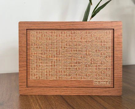 Achieve Financial Goals with Wooden Money Box