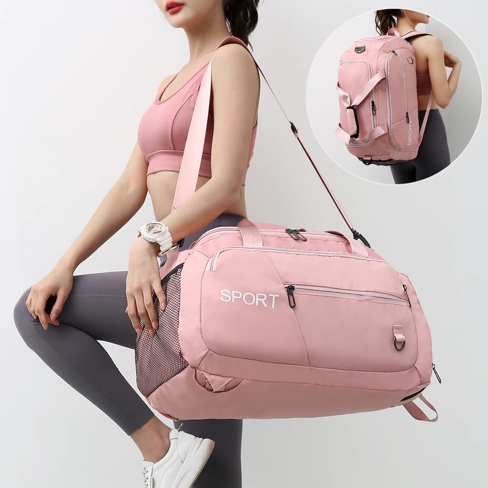 Waterproof Travel Gym Bag – Unisex with Shoe Slot | VISM Australia Family Store