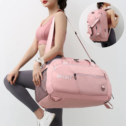 Waterproof Travel Gym Bag – Unisex with Shoe Slot | VISM Australia Family Store